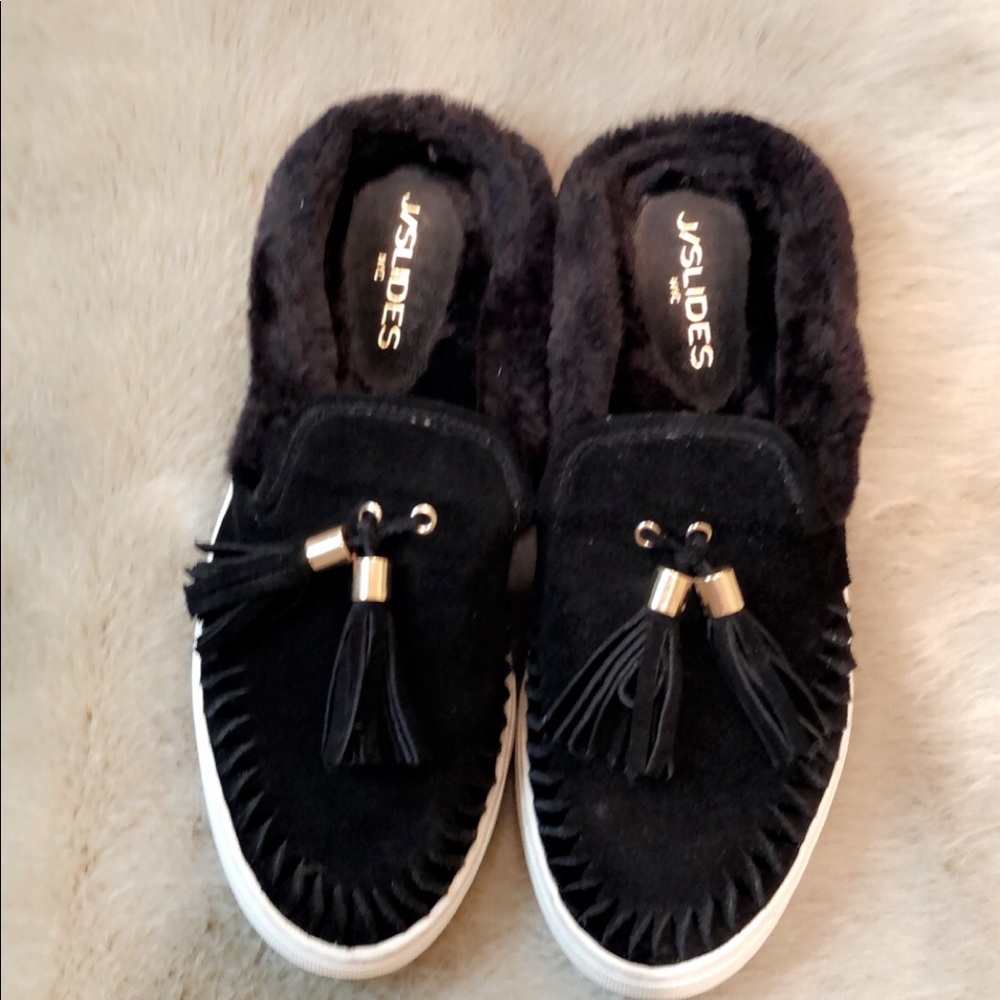 J/SLIDES open heel slip on sneakers.